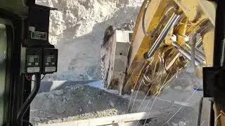 The Operator view of Mining Shovel , this is a big Excavator