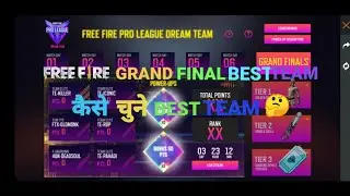ffpl grand final best team kaise banaye || ffpl day6 best dream team || ffpl grand final best team