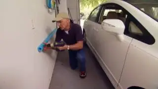 How to Use a Pool Noodle as a Door Bumper in the Garage