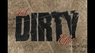 Dirty Ink Print Text Effect Download