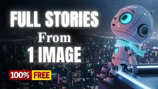 Automate Full Stories From 1 Image 100% FREE(Auto Whisk + Grok Imagine)