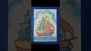 Fun Creative Art Projects | Colorful DIY Art for Kids #shorts