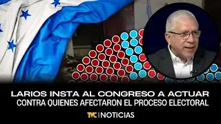 Julio Larios insta al Congreso a actuar contra quienes afectaron el proceso electoral