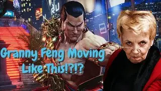 GRANNY FENG MOVIN!!  #tekken8 #reina #feng #gameplay #anime #fgc