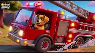 My Little Fire Truck Song for Kids | Vehicle & Learning Song for Kids 🚒🎶