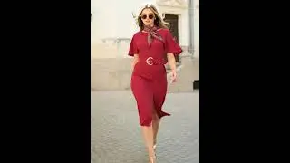 Rochie midi bordo din stofa