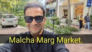 Malcha Marg Market in Delhi, the new cool hangout.