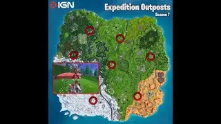 VISIT EXPEDITION OUTPOSTS IN A SINGLE MATCH (Fortnite Season 7 Week 10 Challenges) *Easy Guide*