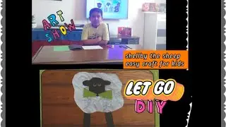 how to make sheblly the sheep craft for kids /Easycraftforkids / craftday/ craftyday