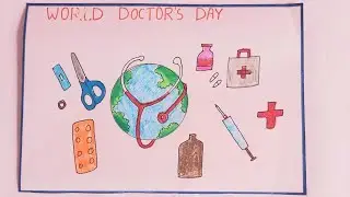 World Red Cross Day Drawing Easy, Red Crescent Day poster Drawing Idea, How to draw Red Cross Day