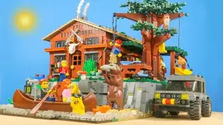 LEGO Log CABIN Adventures⎜Full MOC Walkthrough