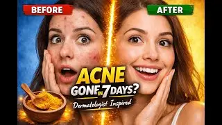 7-Day Turmeric Mask That Clears Acne Overnight | Dermatologist-Inspired Hack