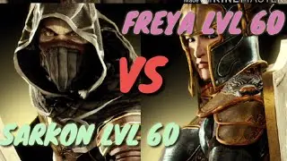 Sarkon lvl 60 vs Freya lvl 60 &brvbar; Dawn of titans &brvbar; 8DAMIAN8 &brvbar;