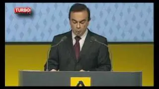 Discours Carlos Ghosn r&eacute;sultats 2008 et avenir Renault