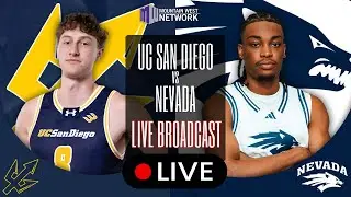 UC San Diego vs Nevada Live Broadcast | NCAA Mens College Basketball Live | Mountain West Network