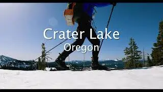 Skiing 31 Miles Around Crater Lake