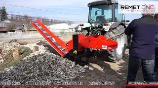 Rębak do ciągnika, R-150 w wersji z taśmociągiem 3m :)
