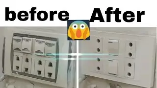 how to change switchboard at home | how to remove electric switch board