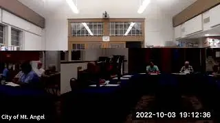 October 2022 Regular City Council Meeting