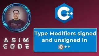 Type Modifiers signed and unsigned in C++