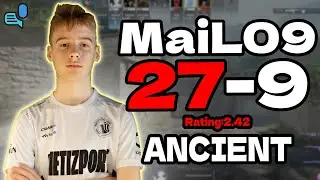MaiL09 (27-9) | +VOICE ancient FACEIT EU Ranked | Rating 2.42 | Nov 26, 2025