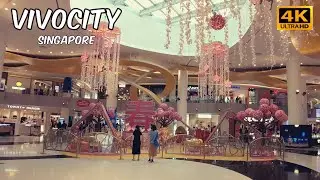 VivoCity | Chinese New Year Decor 春节 | Singapore Shopping | Jan 2022 [4K]