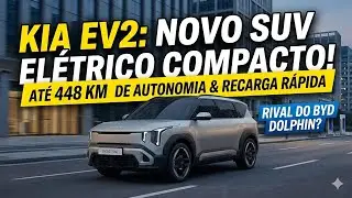 Kia EV2 &eacute; revelado: SUV el&eacute;trico compacto para brigar com BYD Dolphin