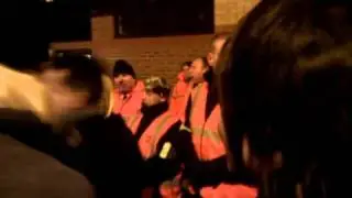 Mo Chaudry at the anti-V2001 protest