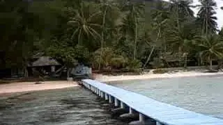Moorea  Island Tipanier Beach