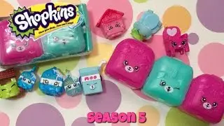 Shopkins season 5 charms!  Toy Review and Unboxing