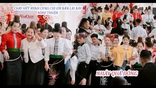 CHỊ EM BẢN LÁI BAY - XÃ BÌNH THUẬN QUẨY CỰC CHÁY TẠI LỄ VU QUY [[ NHƯ YÊN & TRUNG DŨNG ]]
