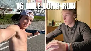 Balancing Marathon Training with College | 16 Mile Long Run