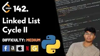 Цикл связных списков II | Код Leet 142 | Теория объяснена + код Python
