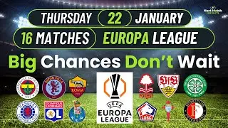 Today's Matches Predictions | UEFA Europa League Round 7 | BIG CHِANCES! 💰🔥