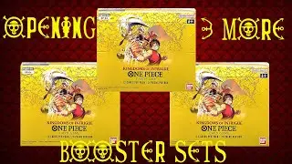 Opening 3 Booster Boxes Of One Piece OP-04 Kingdoms of Intrigue