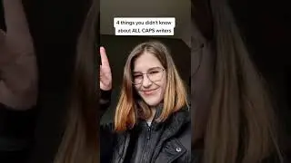 4 things you didn't know about ALL CAPS writers💥 (Graphology, Handwriting) #shorts #youtubeshorts