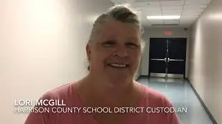 HCSD Custodians Working Hard This Summer (2019)