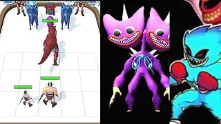 Merge master dainasaure v/s merge master blue monster Max level Android gameplay