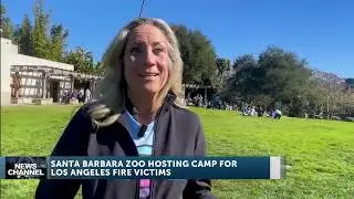 Santa Barbara Zoo hosts 3-day camp for kids displacd by LA fires