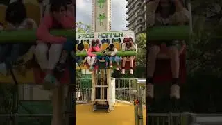 Frog Hopper rides fun  #Amusement park #Frog hopper rides-Fun #Laugh out Loud🤣
