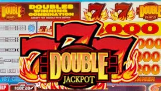 Old School Double Jackpot Blazing 7s Single Line 3 Credit
