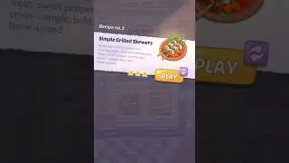 Cookingdom Level 3 | Simple Grilled Skewers #shorts #cookingdom #cookinggame #gameplay #games