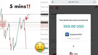 Скальпинг за 5 минут для получения безумной прибыли🤑🔥 #deriv