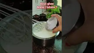 Malai se ghee kaise banaye! #food #recipe #sorts #funny #ghee #malai #ytshorts #viralshort #trending