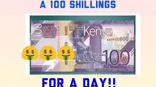 How to survive with 100 shillings for a day!!||survival skills