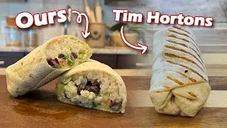 Tim Hortons Cilantro Wrap - But Better  |  And Only $1.35