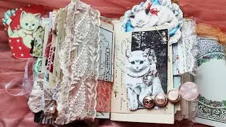 Purr - A Vintage Cat Junk Journal