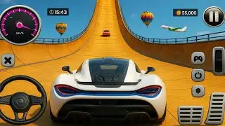 Ultimate Ramp Super Car Racing Stunts 3D - extreme car stunt - android gameplay 