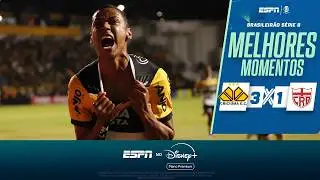 Criciúma beats CRB, leaps up the table and enters the top four of Série B | Highlights
