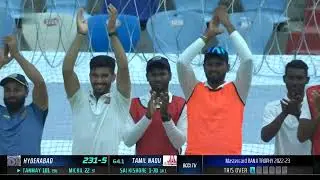skipper tanmay agarwal's splendid 135 for hyderabad